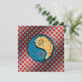 Krebs und Feuer Karte (Stehend Vorderseite)