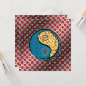 Krebs und Feuer Karte (Vorderseite/Rückseite Beispiel)