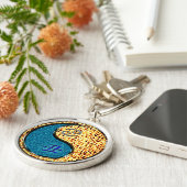 Krebs und Feuer Ox Schlüsselanhänger (Seite)