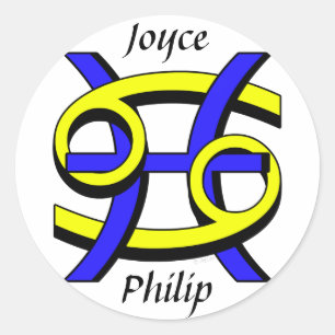 Krebs und Fieber nach Runder Aufkleber