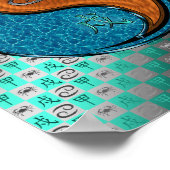 Krebs und Holzhund Poster (Ecke)