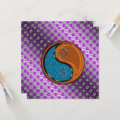 Krebs und Holzkohle Karte (Vorderseite/Rückseite Beispiel)