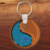 Krebs- und Holzoxon Schlüsselanhänger (Vorderseite)