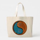 Krebs- und Holzroster Jumbo Stoffbeutel (Rückseite)