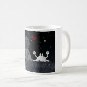 Krebs-und Löwe-Liebe-Tasse Kaffeetasse (VorderseiteRechts)