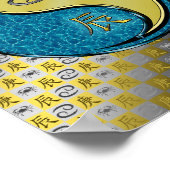 Krebs und Metalldrache Poster (Ecke)