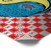 Krebs und Metalliger Poster (Ecke)