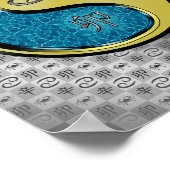 Krebs und Metallkaninchen Poster (Ecke)