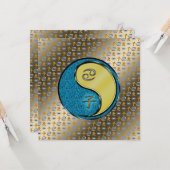 Krebs- und Metallrat Karte (Vorderseite/Rückseite Beispiel)