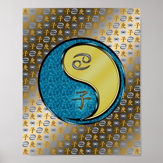 Krebs- und Metallrat Poster (Vorne)