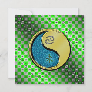 Krebs und Metallziege Karte