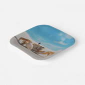 Krebs- und Strandthemen Pappteller (Gewinkelt)