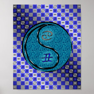 Krebs und Wasser Ox Poster