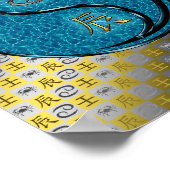 Krebs und Wasserdrache Poster (Ecke)