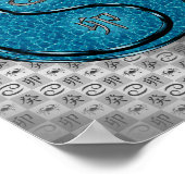 Krebs und Wasserkaninchen Poster (Ecke)