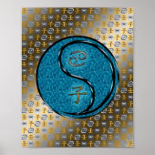 Krebs- und Wasserratte Poster (Vorne)