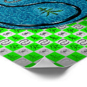 Krebs und Wasserziege Poster (Ecke)