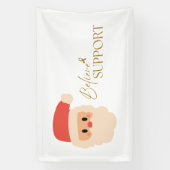 Krebs unterstützen Weihnachtsbanner-Zeichen Banner (Vertikal)