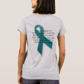 Krebs verändert uns inspirierenden Tee (Rückseite)