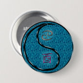 Krebs & Wasser Hahn Button (Vorne & Hinten)