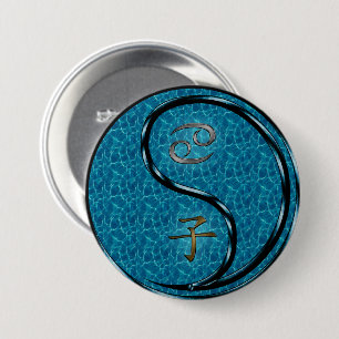 Krebs & Wasser-Ratte Button
