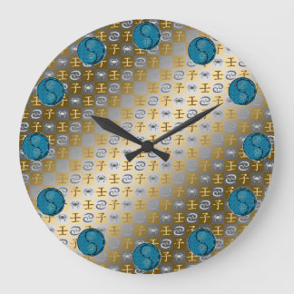 Krebs & Wasser-Ratte Große Wanduhr