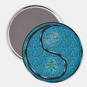 Krebs & Wasser Ziege Magnet