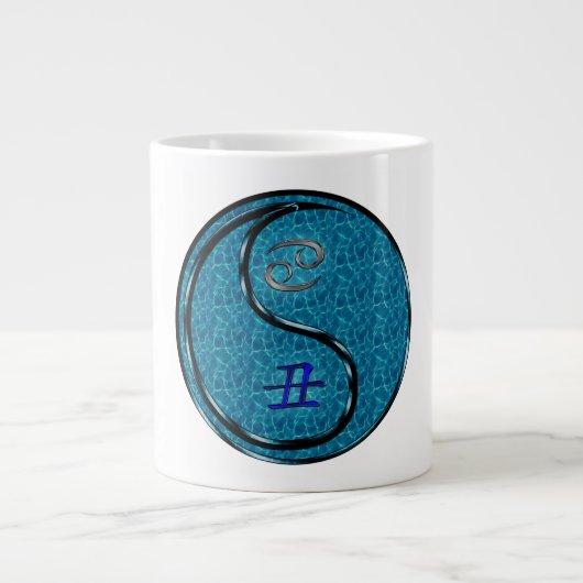 Krebs & Wasserbüffel Jumbo-Tasse (Vorderseite)