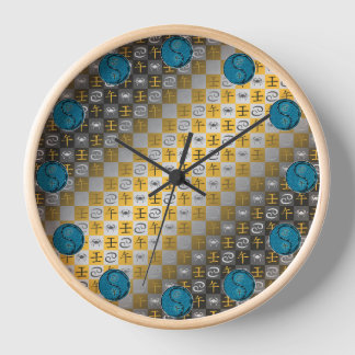 Krebs & Wasserpferd Uhr