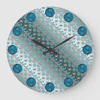 Krebs & Wasserschlange Große Wanduhr