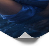 Krebs Weibliches astrologisches Poster (Ecke)