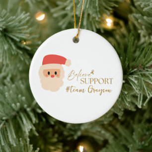 Krebs. Weihnachts Custom #team name Ornaments Keramik Ornament