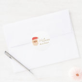 Krebs. Weihnachts Custom #team name Stickers Label (Umschlag)