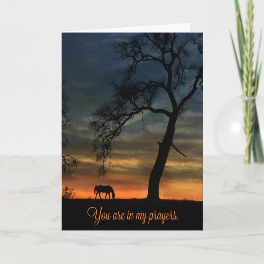 Krebs wird besser, du bist in meiner Gebetskarte Karte (Vorderseite)