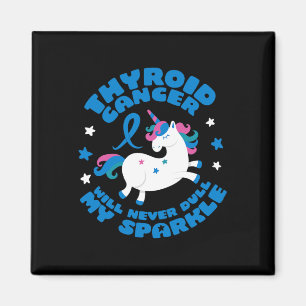 Krebs wird nie mein Sparkle-Einhorn abwürgen Magnet