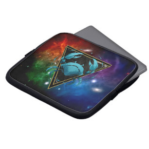 Krebs Zodia Sternzeichen Geschenk Astrologie Laptopschutzhülle