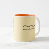 Krebs Zodiac Coffee Tasse Retro Design (VorderseiteRechts)