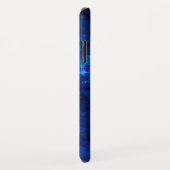 Krebs Zodiac Constellation Blue Galaxy Monogramm Case-Mate iPhone Hülle (Hinten/Rechts)