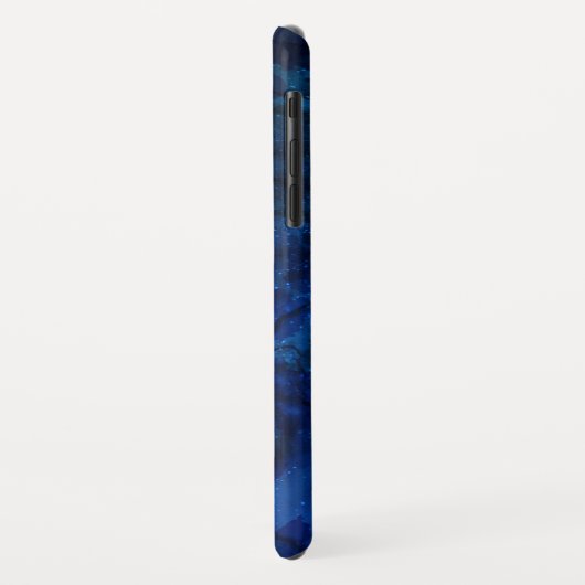 Krebs Zodiac Constellation Blue Galaxy Monogramm Case-Mate iPhone Hülle (Hinten/Links)