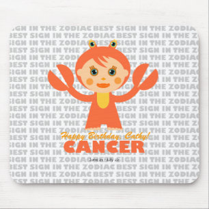 Krebs Zodiac für Kinder Mousepad
