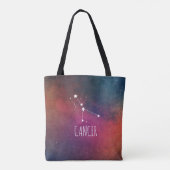 Krebs Zodiac Galaxie Tasche (Rückseite)