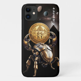 Krebs, Zodiac, Gold, Geburt, Design, hübsch Case-Mate iPhone Hülle