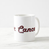 Krebs Zodiac in Ruby Gemstone Kaffeetasse (VorderseiteRechts)