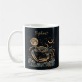 Krebs Zodiac Krebs Horoskop Signieren Kaffeepause  Kaffeetasse (Links)