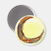 Krebs Zodiac - Mond Magnet (Vorderseite/Rückseite)