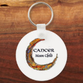 Krebs Zodiac - Mond Schlüsselanhänger (Vorderseite)