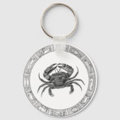 Krebs Zodiac-Schlüsselanhänger Schlüsselanhänger (Vorderseite)