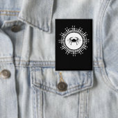 Krebs Zodiac Sign Crab Cosmic Sternexplosion Desig Button (Insitu)