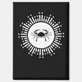 Krebs Zodiac Sign Crab Cosmic Sternexplosion Desig Magnet (Vorderseite)