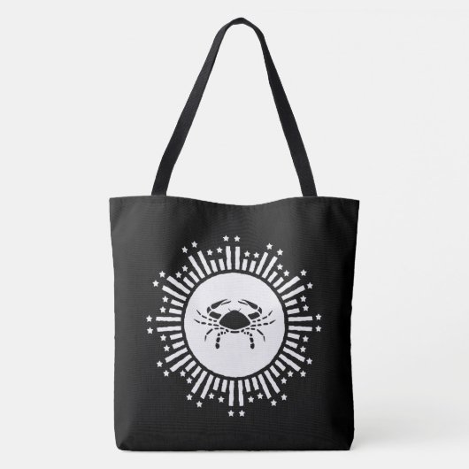 Krebs Zodiac Sign Crab Cosmic Sternexplosion Desig Tasche (Rückseite)